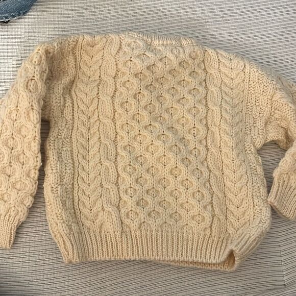 Tivoli Cream Knit Cardigan with Dark Buttons one to two years new with tags - Picture 6 of 6